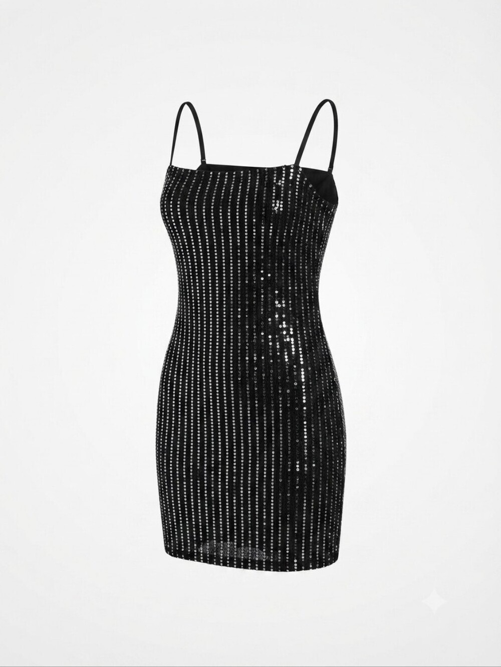 New Forever 21 sequin mini black dress